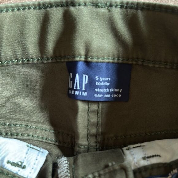GAP Green Straight Leg Jeans Casual Cotton - Picture 5 of 7